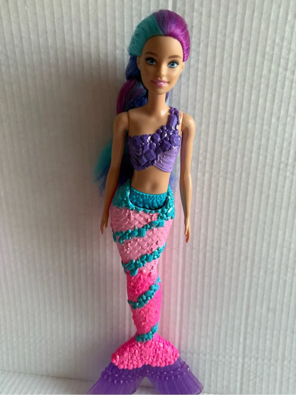 Barbie Mermaid Doll with Purple Top and Pink, Teal & Purple Tail Barbie Florist